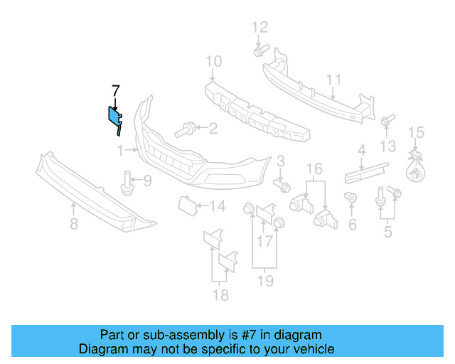 Tow Eye Cap (Unpainted) 3c8807241bgru - View 7