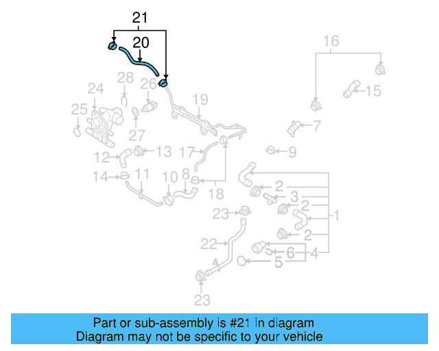 Lower Hose Clamp N-906-871-01 - View 119