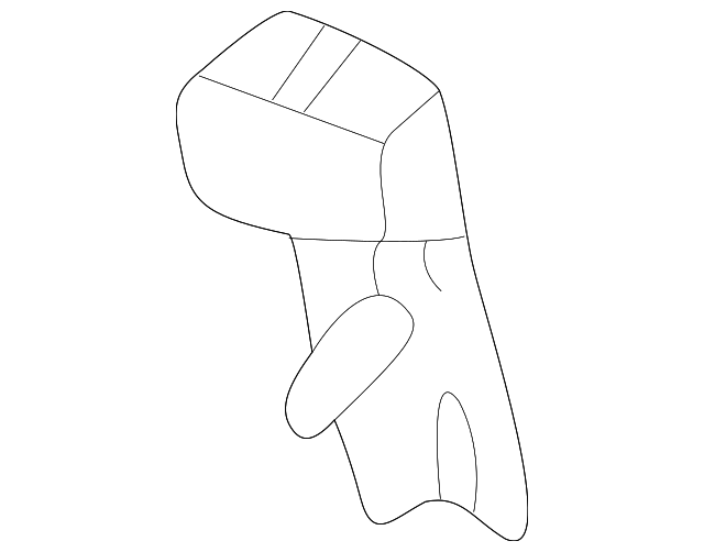 Pressure Hose Bracket 1C0-121-120