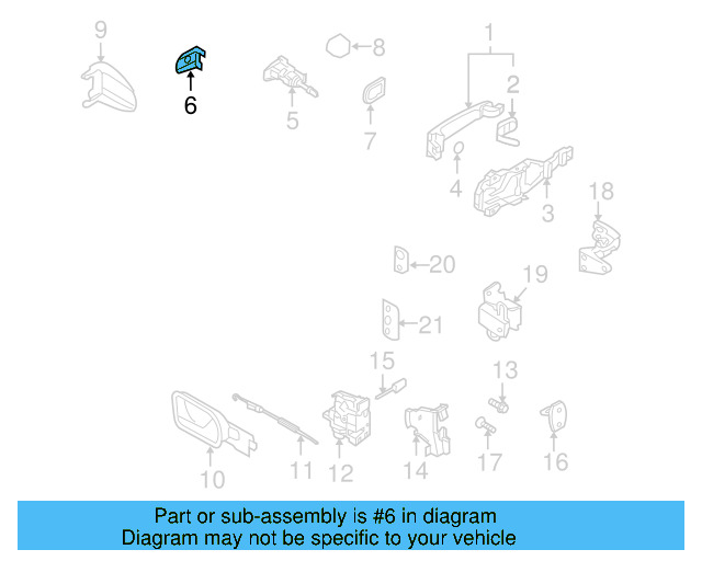 Cylinder & Keys Cap (Unpainted) 3b0837879agru - View 14