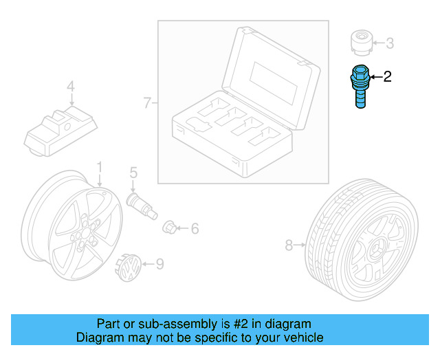 Wheel Bolt WHT-002-529 - View 8