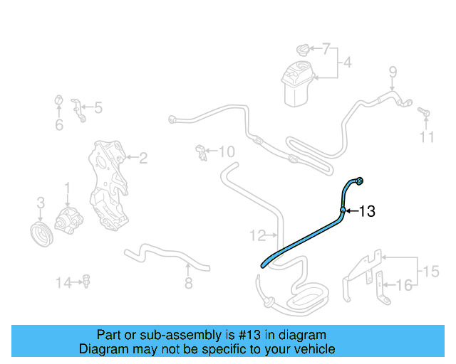 Return Pipe 1C0-422-891-C - View 11