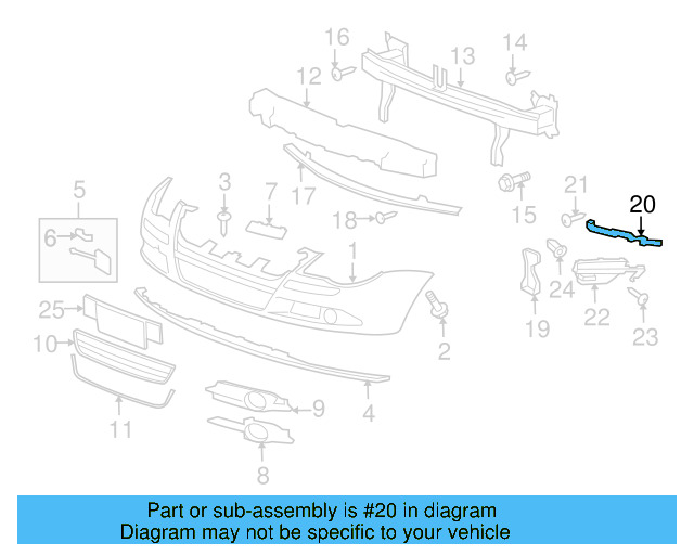 Upper Guide 1Q0-807-890 - View 7