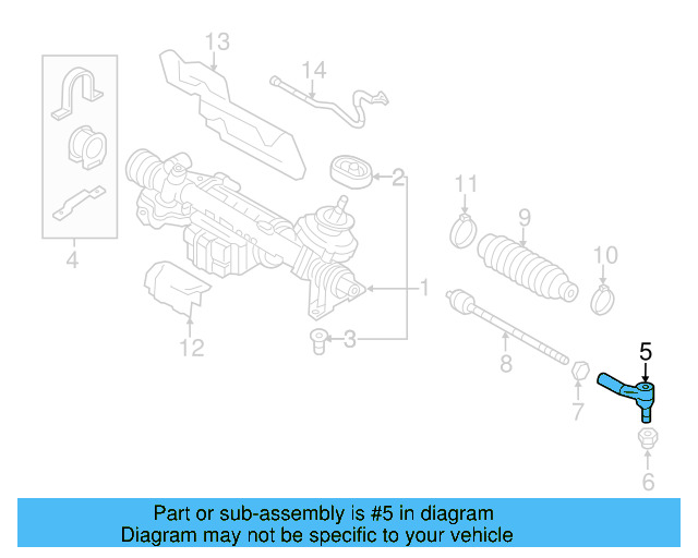 Outer Tie Rod 1K0-423-812-J