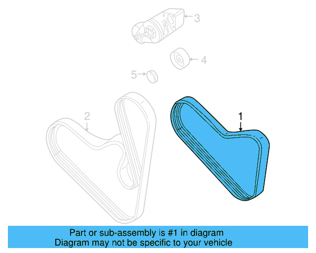 Serpentine Belt 06A-145-933-D - View 26