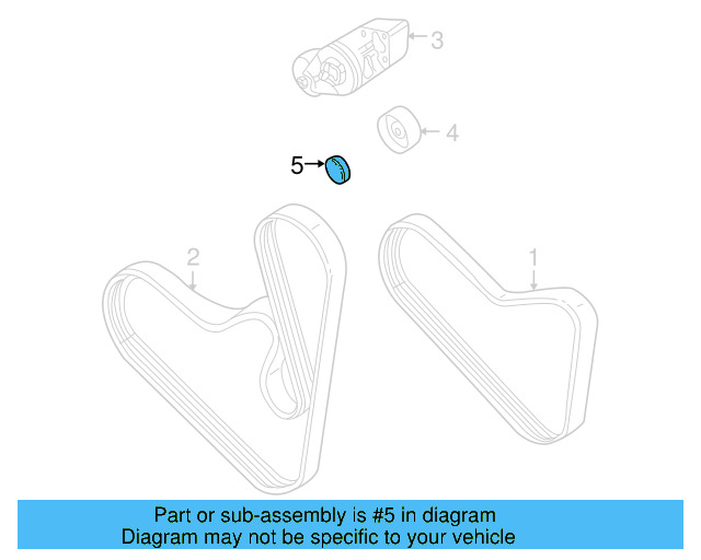 Idler Pulley Cap 038-145-291 - View 5