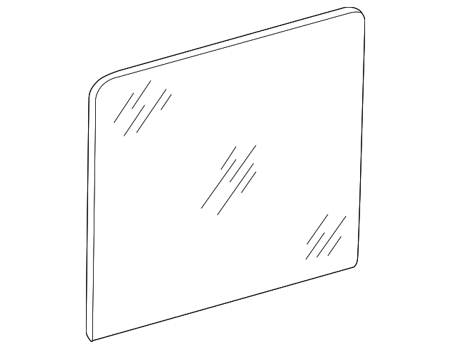 Rear Glass 723-845-331-E - View 5