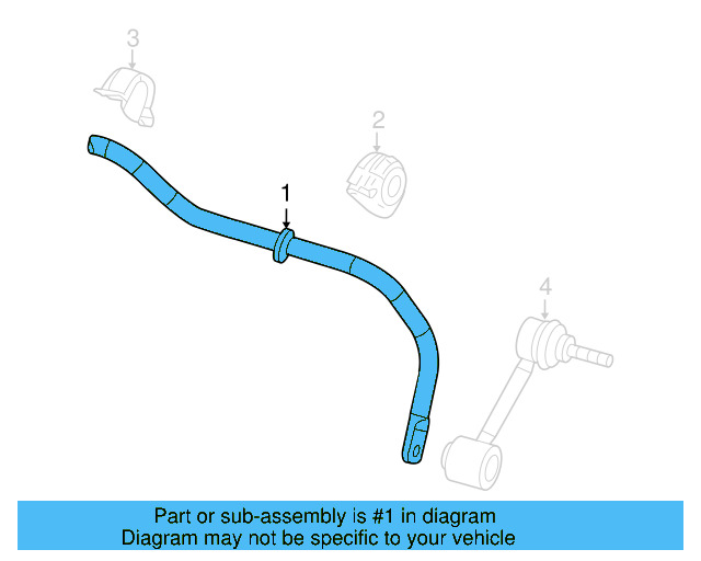 Stabilizer Bar 1K0-511-409-BL