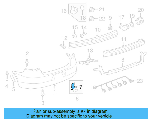 Tow Eye Cap Clamp 1T0-807-887 - View 3