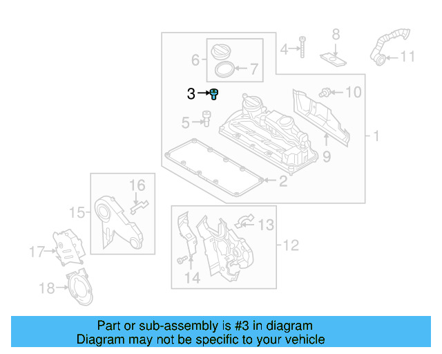 Valve Cover Sleeve 057-103-831-B - View 6