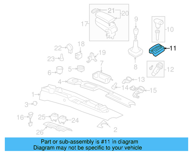 Shift Indicator 1C1-713-601-A-7DE