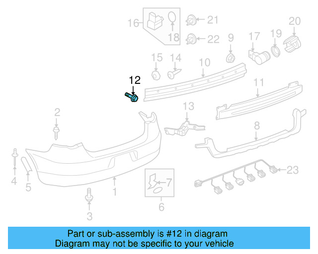 Impact Bar Bolt N-905-818-04 - View 17
