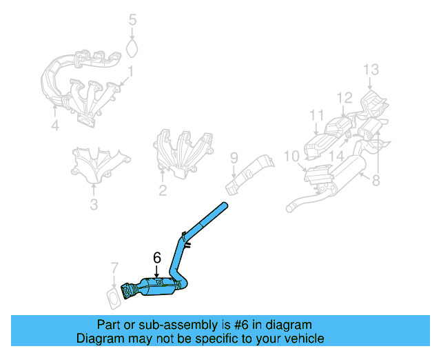 Catalytic Converter 7B0-254-502-A - View 3