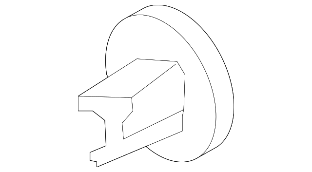 Outer Bracket (Unpainted) 1q0919486ggru - View 2