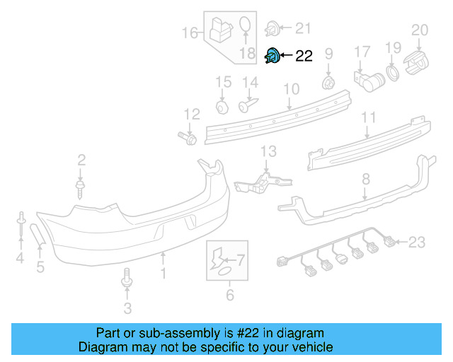 Inner Bracket (Unpainted) 1q0919486fgru - View 3