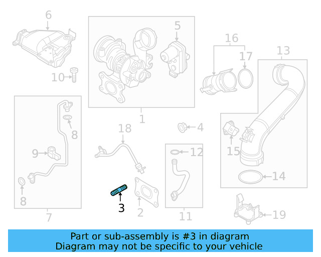 Turbocharger Stud N-912-002-01 - View 6