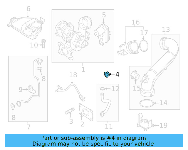 Turbocharger Lock Nut WHT-000-001-N - View 9