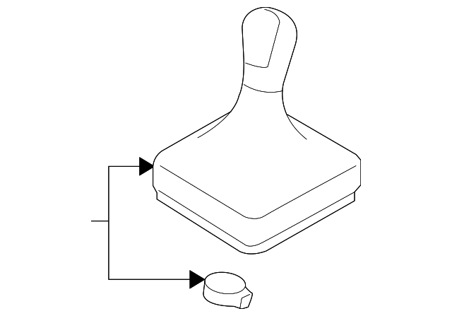 Shift Knob 5K0-711-113-E-UZD - View 6