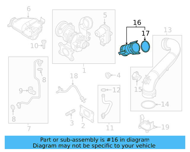 Connector Tube 04E-145-875-F - View 7