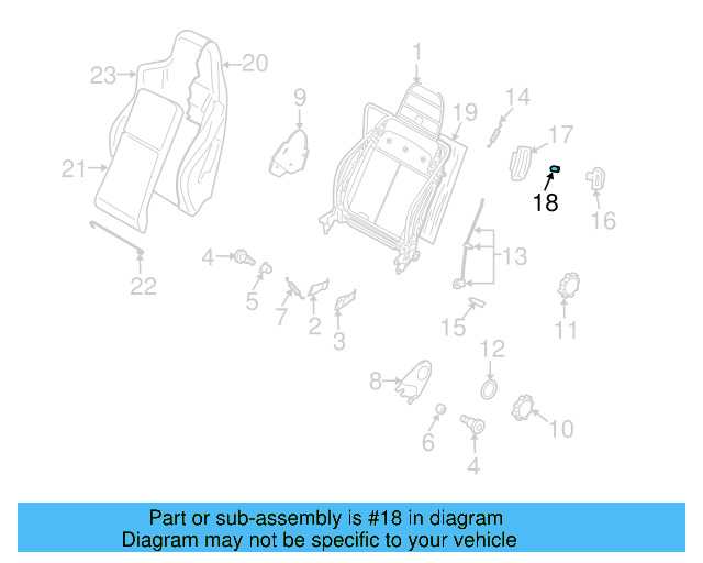 Release Handle Clip 6H0-881-635 - View 4
