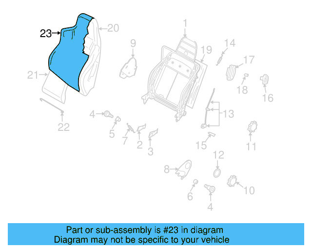 Recline Knob 1J0-881-671-H-3U6 - View 44