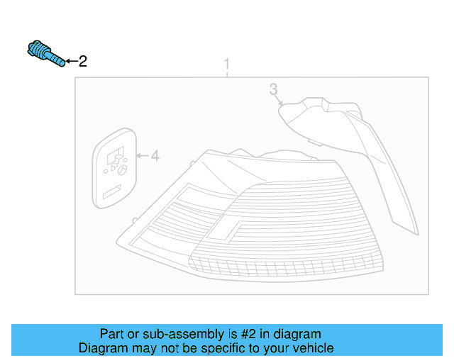 Tail Lamp Assembly Fastener 6RU-945-300 - View 9