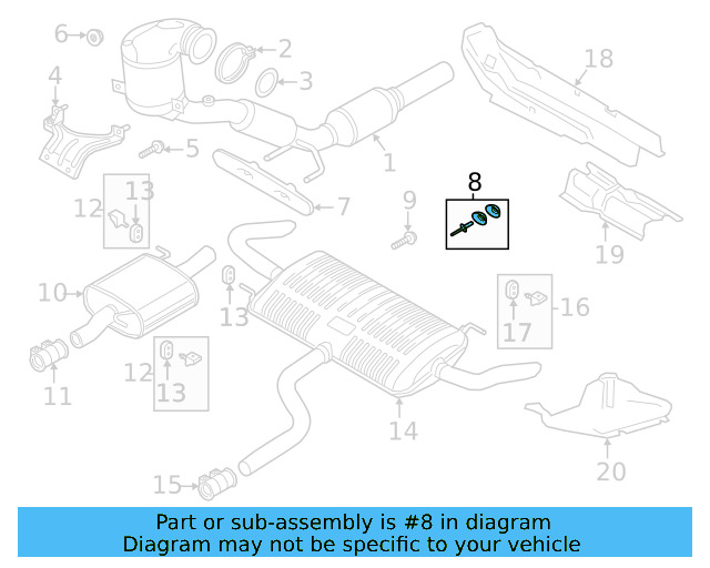 Converter & Pipe Repair Kit 5QA-298-144 - View 5