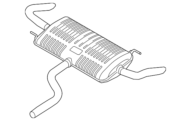Rear Muffler 3CM-253-609-A - View 2