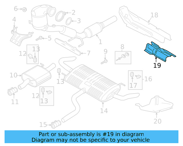 Heat Shield 3QF-825-613-C - View 10