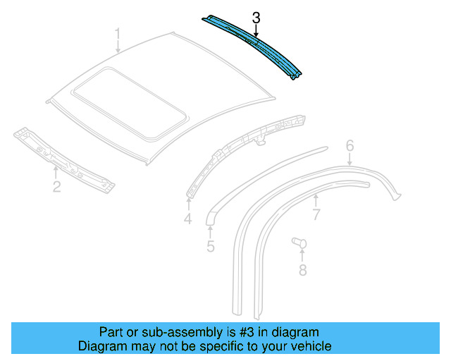 Rear Header 3B5-817-164 - View 6