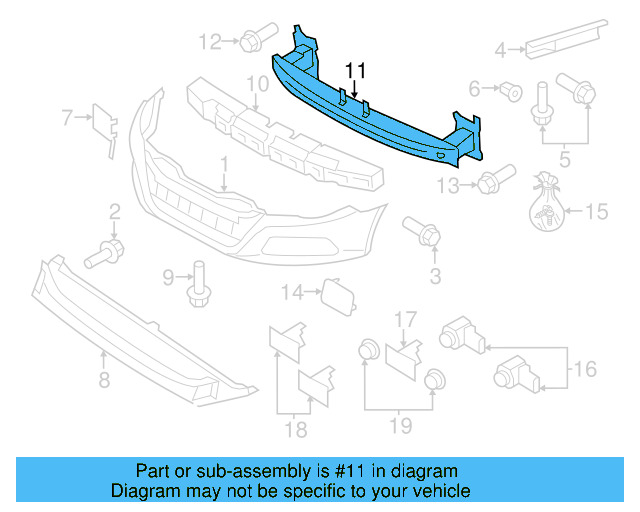Impact Bar 3C0-807-109-C - View 7