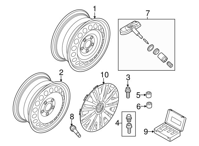 Sensor 1K0-907-253-D - View 13