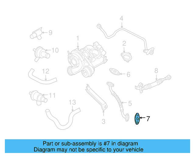 Return Line Gasket 058-145-757-A