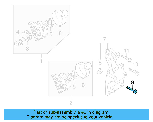 Mount Bracket Mount Bolt N-107-037-01 - View 8