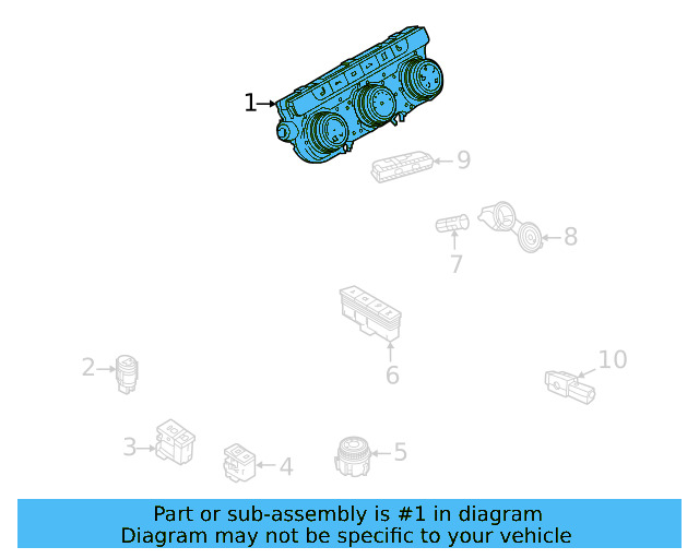 Heater Control 5GM-907-426-K-WZU - View 3