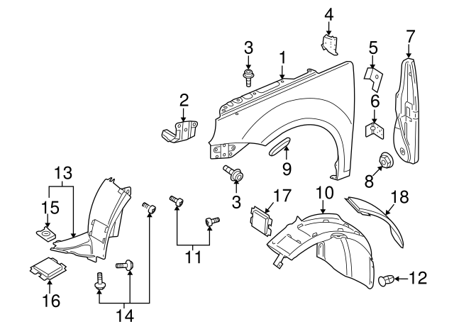 Fender Bolt N-100-091-10 - View 16
