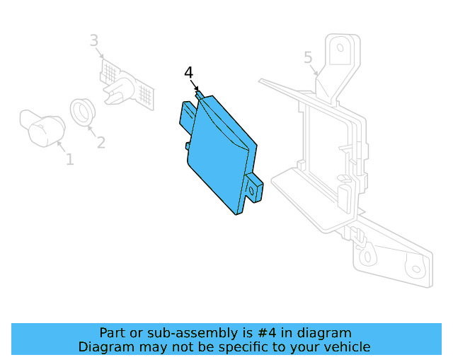 Blind Spot Radar 2Q0-907-685-B - View 24