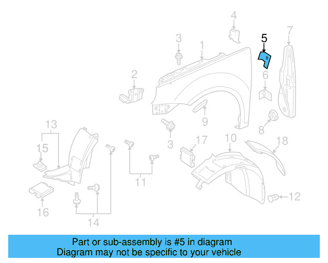 Upper Support 1Q0-821-167 - View 3