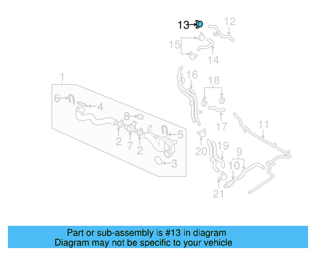 Reservoir Hose Clamp N-906-869-02 - View 471