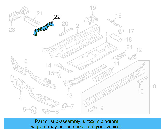 Floor Reinforced 5Q0-803-075 - View 26
