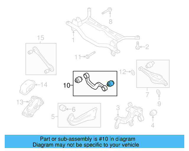 Upper Control Arm 5Q0-505-323-C - View 10
