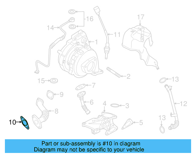 Connector Pipe Gasket 059-131-358-B - View 10