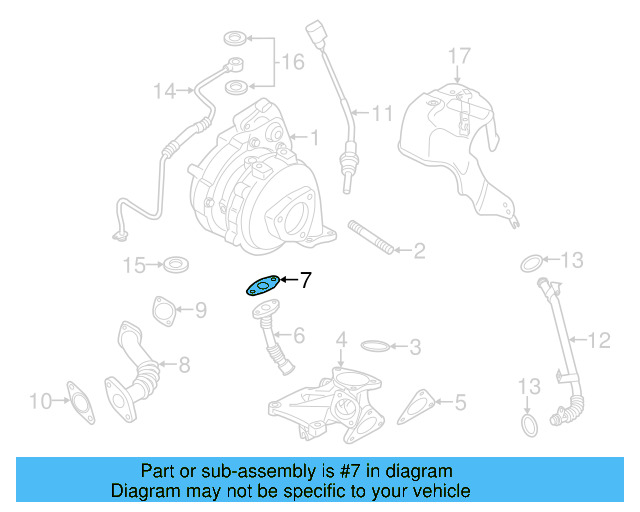 Oil Tube Gasket 059-145-757 - View 8