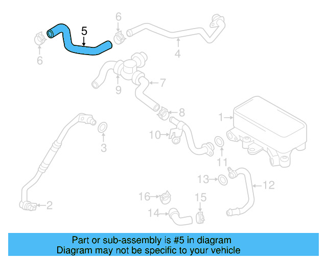 Hose 7P6-121-157-F - View 3