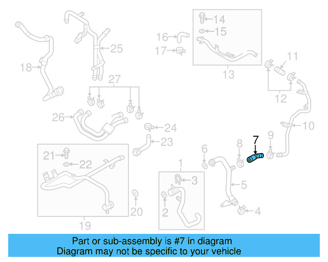Connector Hose 059-121-105-C - View 3
