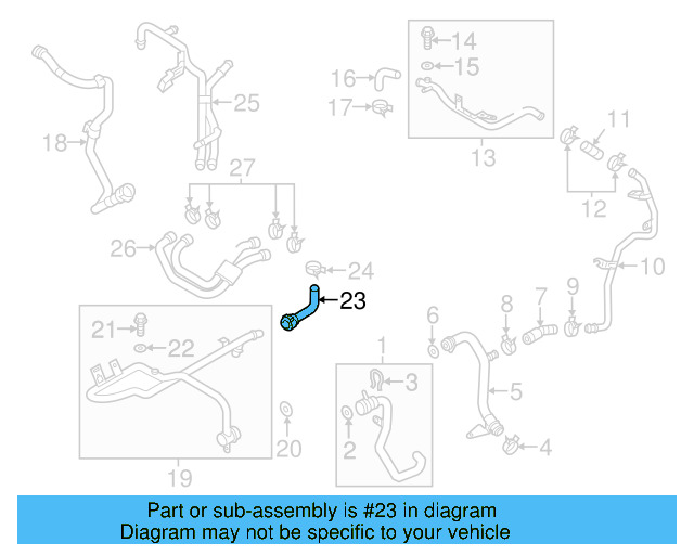 Connector Hose 7L6-122-073-H