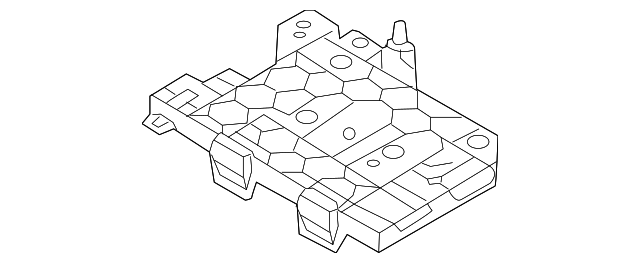 Air Bag Control Module Bracket 5N0-959-730 - View 10