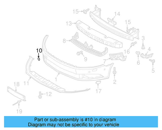 Tow Eye Cap (Unpainted) 3c8807241agru - View 7