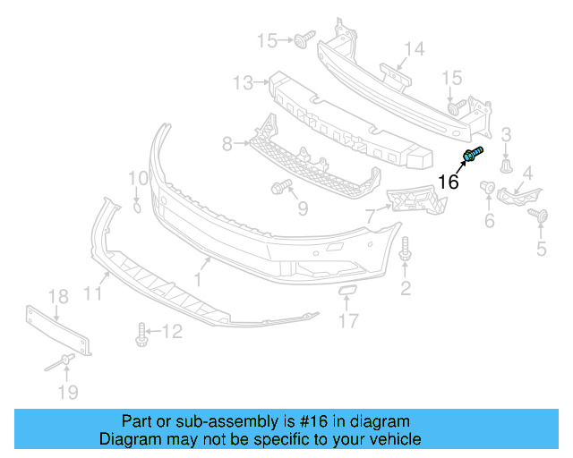 Upper Mount Bolt N-908-082-01 - View 103