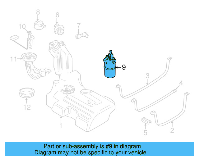Fuel Pump Assembly 8E0-906-087-D